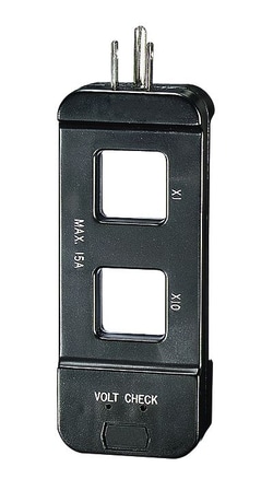 Cole-Parmer Extech 480172 3-Prong 120 VAC Line Separator, Quantity: Each