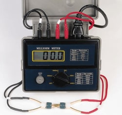 Cole-Parmer Extech 380460 Precision Four-Wire Milliohm Meter, 110 VAC,