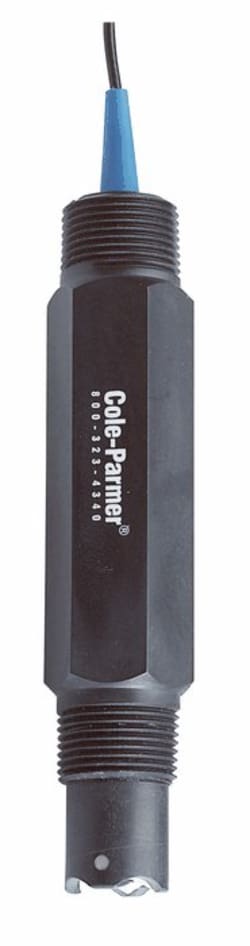 Cole-Parmer Tuff-Tip pH Electrode, No ATC, BNC, 3/4
