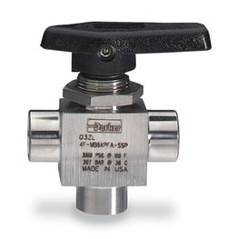 AVANTOR MASTERFLEX (VWR LLC) Parker Hannifin 4F-MB6XPFA-SSP three-way ball