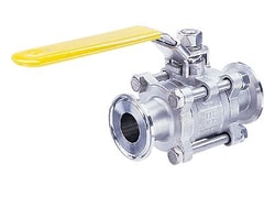 AVANTOR MASTERFLEX (VWR LLC) Sanitary Ball Valve, 316 SS and PTFE, 3/4"",
