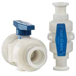 AVANTOR MASTERFLEX (VWR LLC) Sanitary Plastic Ball Valve, 2-Way, 3/4""