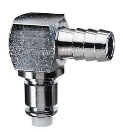 AVANTOR MASTERFLEX (VWR LLC)&nbsp;CPC (Colder) LCD23004 Metal Quick-Disconnect Hose Barb Elbow Insert; Valved, 1/4