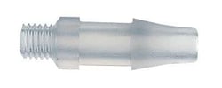 AVANTOR MASTERFLEX (VWR LLC) Barbed UNF male pipe adapter, Clear PP, 1/4-28