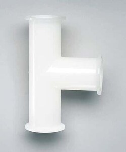 AVANTOR MASTERFLEX (VWR LLC) Sanitary Tee, Polypropylene, 1"" Ladish Clamp
