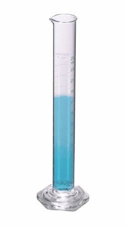Cole-Parmer Pyrex Vista 70022-250 Graduated Glass Cylinder, 250 mL, to