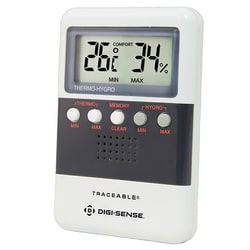Cole-Parmer Traceable Thermohygrometer with Minimum/Maximum Function and