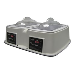 Cole-Parmer Revolutionary Science Dual-Chamber Poly Water Bath, 5.5L (each), 90 C; 120VAC