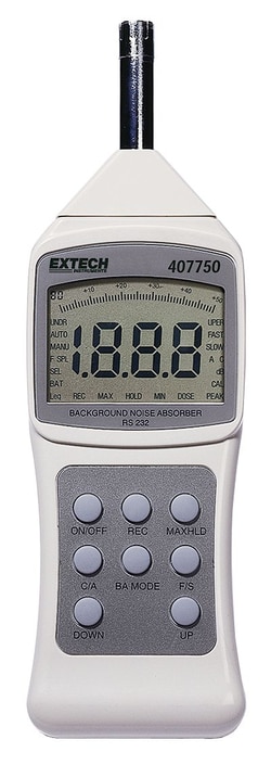 Cole-Parmer Extech 407750 Integrating Sound Meter with RS-232, Quantity: