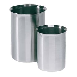 Cole-Parmer Stainless-steel Griffin-style beaker with easy-pour rim, 125