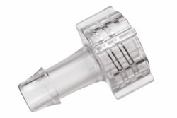 AVANTOR MASTERFLEX (VWR LLC)&nbsp;Masterflex Fitting, Polycarbonate, Straight, Male Large Bore Luer to Hose Barb Adapter, 1/4