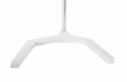 Cole-Parmer Mixer stand, 12" x 9-1/2" base with 5/8" dia x 24"L stainless