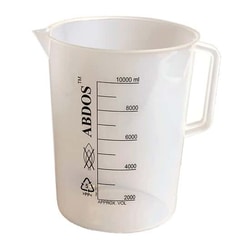 Cole-Parmer Large Capacity Beaker with Handle, PP, 10L, 1 pack