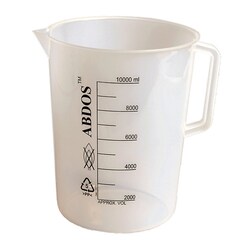 Cole-Parmer Large Capacity Beaker with Handle, PP, 10L, 1 pack, Quantity: