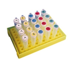 Cole-Parmer&nbsp;Tough-Spots 9185-0500 Large Labels, White, 1/2