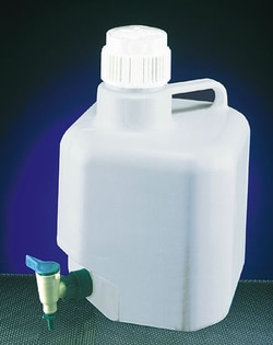 Cole-Parmer Economical heavy duty carboy with spigot, 20 liter