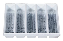 Cole-Parmer TrippNT 50061 6-Slot Drawer Organizer, 17.5"L x 19.5"W x 2.75"H;