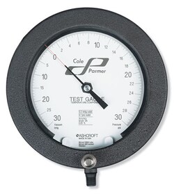 Cole-Parmer Ashcroft 10824.5 4.5" Monel Test Pressure Gauge 0-1000 psi,