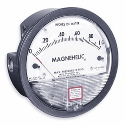 Cole-Parmer Dwyer 2000-00 Magnehelic Differential Pressure Gauge, 2000: