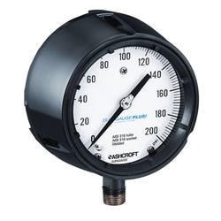 Cole-Parmer Ashcroft 1279AS4.5 4.5" DuraGauge Pressure Gauge 0 to 60 psi,