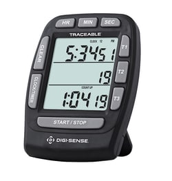 Cole-Parmer Traceable Triple-Display Digital Clock/Timer with Calibration