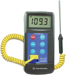 Cole-Parmer Traceable Workhorse Thermocouple Thermometer with Calibration
