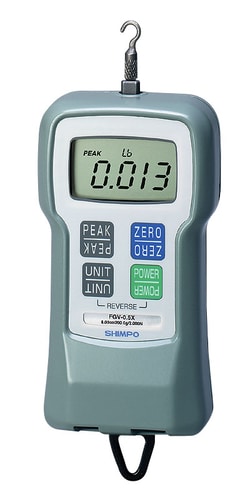 Cole-Parmer Shimpo FGE-50XY Compact gauge, 50 lb capacity