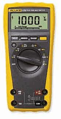 Cole-Parmer Fluke 177 ESFP Digital True RMS Multimeter with Backlight,