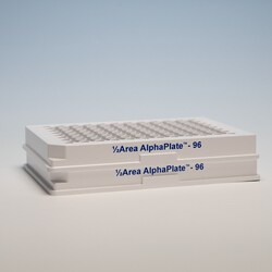Revvity Health Sciences Inc AlphaPlate 96-well 1/2 Area, light gray, low bind, case of 50