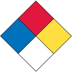 Labelmaster Inc Nfpa Diamond Only Label, 3/4" X 3/4", Paper, Roll of 1000.,