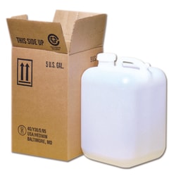 Labelmaster Inc HEDPAK 5 Gallon Plastic Container with Outer Carton – Assembled,