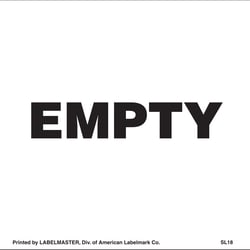Labelmaster Inc Empty Label, PVC-Free Film, 152mm X 152mm