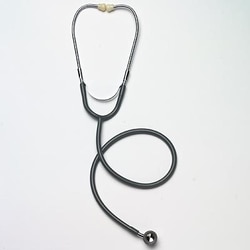 Sklar Instruments Infant Dual Stethoscope, Sklar 30 in., Stainless Steel / PVC, Black.