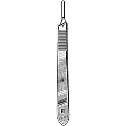 Sklar Instruments&nbsp;Scalpel Handle, Sklar 10 in., Stainless Steel. Sklar  Scalpel Handle #3XL is longer and thinner than handle #3L. EA.