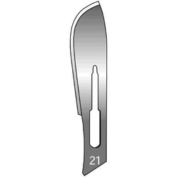 Sklar Instruments&nbsp;Disposable Stainless Steel Surgical Blades, Sklar #21. Sklar Disposable, Sterile, Stainless Steel Surgical Blade #21, BX100.