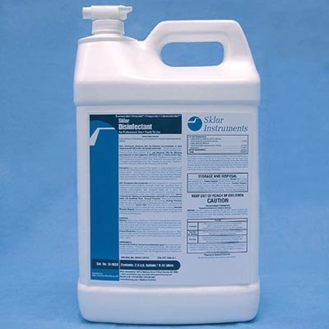 Sklar Instruments2.5 Gallon Bottle Sklar sinfectant SDS Cleans and Disinfects Fisher Scientific