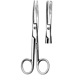 Sklar Instruments Scissors, Operating Scissors, Sklar,  7 in., Blunt/Blunt, Curved, Smooth, Stainless Steel, Reusable, EA.