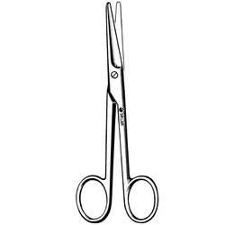 Sklar Instruments&nbsp;Scissors, Sklar Extra Delicate Mayo Dissecting Scissors, Sklar 5-1/2 in., Blunt/Blunt, Straight, Smooth, Extra Light and Extra Delicate (Sklar XD), Stainless Steel, EA.