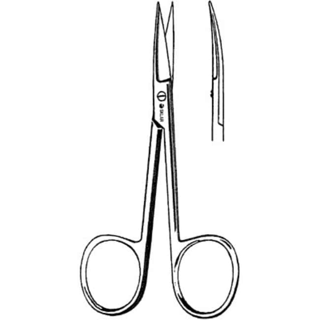 Sklar Instruments Scissors, Tissue Scissors, Curved, 43/4 in., Sharp