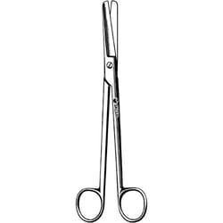 Sklar Instruments Scissors, Sims Scissors, Sklar 8 in., Sharp/Sharp, Straight, Smooth, Stainless Steel, EA.