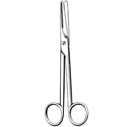 Sklar Instruments&nbsp;Surgi-OR Mayo Dissecting Scissors, Sklar 5-1/2 in., Blunt/Blunt, Straight, Smooth, Finger Rings, Stainless Steel. EA.