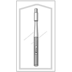 Sklar Instruments&nbsp;Tru-Punch Sterile Disposable Biopsy Punch, Sklar , 3.5mm, Razor, Straight, Plastic Handle / Stainless Steel Tip, Disposable, Sterile. BX50.