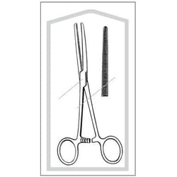 Sklar Instruments Single Use, Econo-Sterile, Rochester-Pean Forceps, Sklar 6-1/4 in., Blunt, Straight, Horizontally Serrated, Stainless Steel, Disposable. CS of 50.