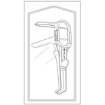 Sklar Instruments Disposable Graves Vaginal Speculum, Sklar Medium, Straight, Plastic, Disposable, Sterile.  CS/50.