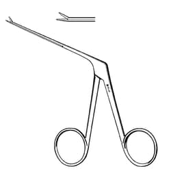Sklar Instruments Micro Alligator Ear Forceps, Sklar 1mm Cup, Straight,
