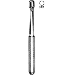 Sklar Instruments Keyes Cutaneous Punch, Sklar 4 in., 5mm, Sharp, Straight,