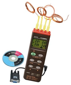 Omega Engineering, Inc. Four-Channel Data Logger with USB and RS232, Quantity: