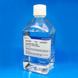 Polysciences, Inc. Tris Buffered Saline; Composition: 1M Tris-HCl, 3M Sodium