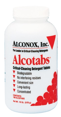 Research Products International Corp Alcotabs Tablet Pipet Detergent, 100 Tablets per Bottle