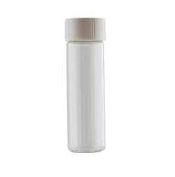 Research Products International Corp Low Background Borosilicate Glass Vials, 8ml Capacity, Poly Lined Plastic Screw Caps, White, 1000 per Case